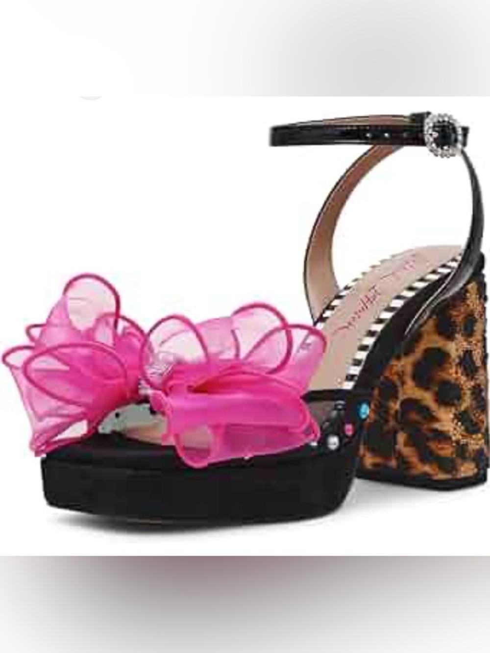 BETSEY JOHNSON Palloma Ankle Strap Platform Heels. Adorable!! 🥰 - Picture 4 of 8